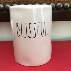 Rae Dunn, ‘Blissful’ 2-sided Candle. Peony Rose scented. NWT